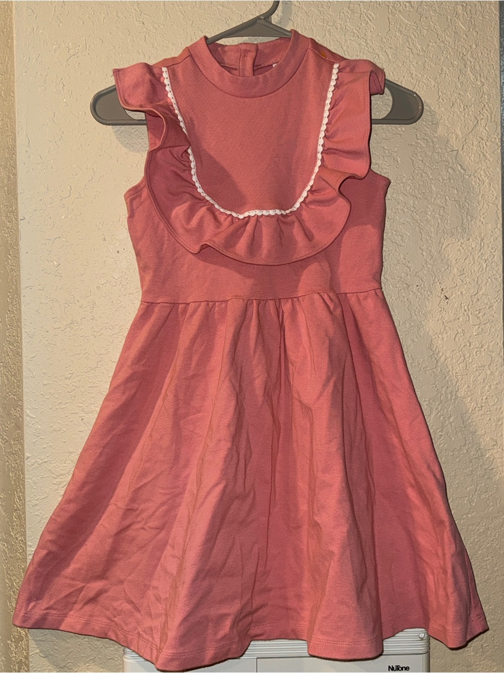 Ruffle Ponte Sleeveless Dress